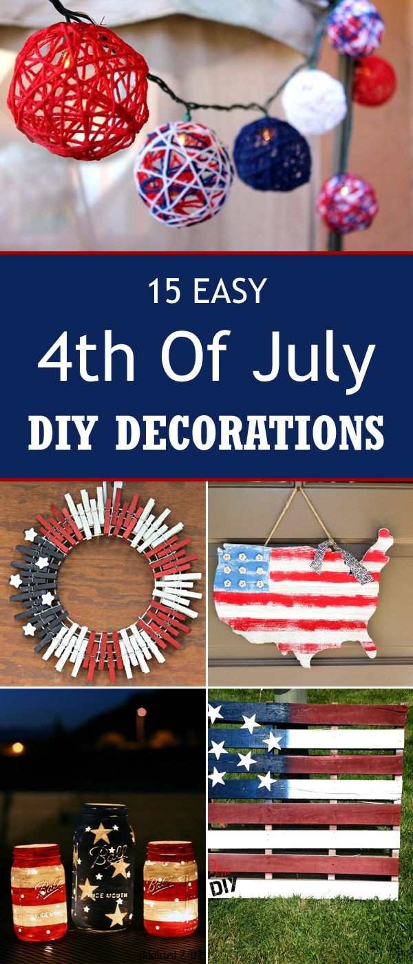 4th Of July Decorations Diy
 114 best images about 4th of July Americana crafts vintage