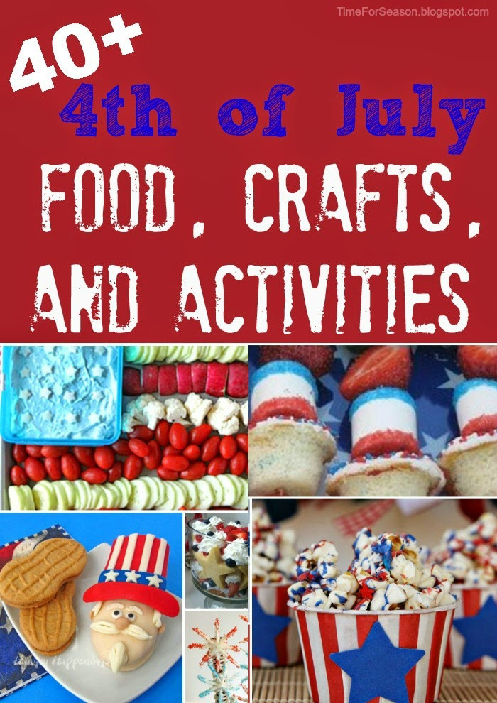 4Th Of July Food Crafts For Kids
 Over 40 Fourth of July Food Crafts and Activities