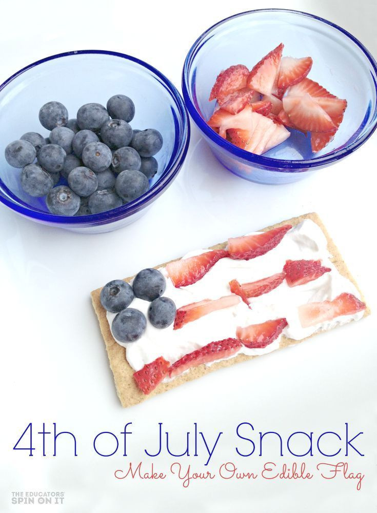 4Th Of July Food Crafts For Kids
 Edible Flag and Craft Ideas for the 4th of July for Kids