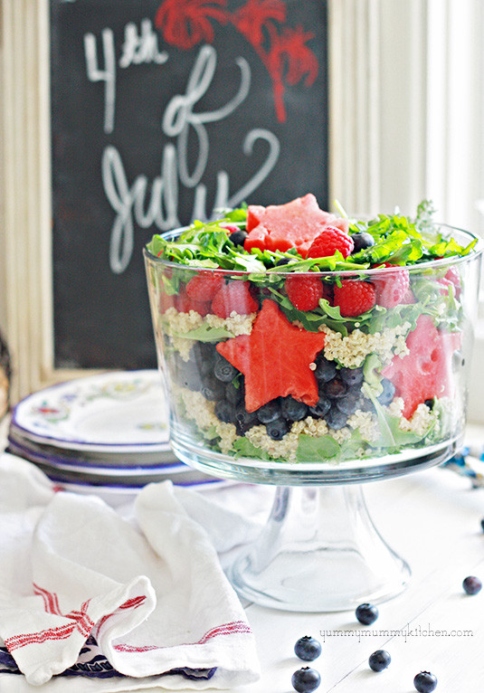 4Th Of July Salads
 Patriotic Salad and More Red White and Blue Recipes for