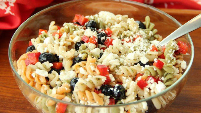 4Th Of July Salads
 Red White and Blueberry Pasta Salad recipe from Betty Crocker