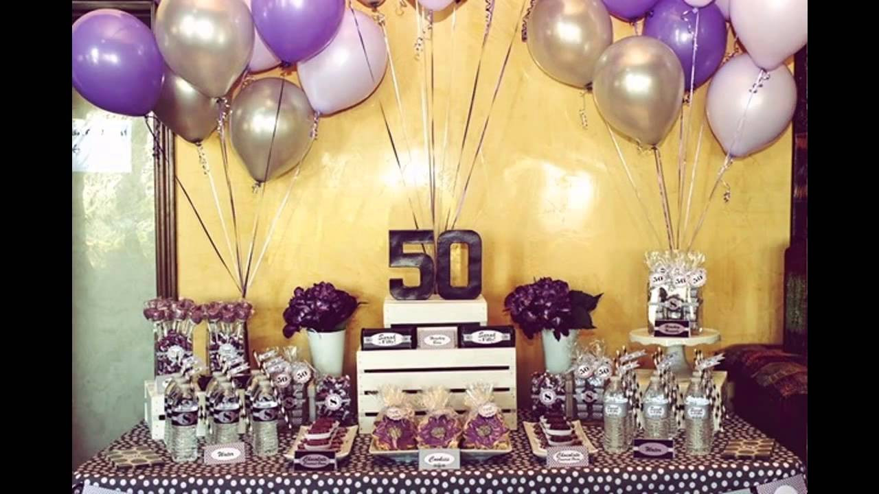 50th Birthday Decorations
 50th birthday party ideas