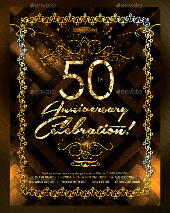 50th Birthday Invitation Templates
 45 50th Birthday Invitation Templates – Free Sample