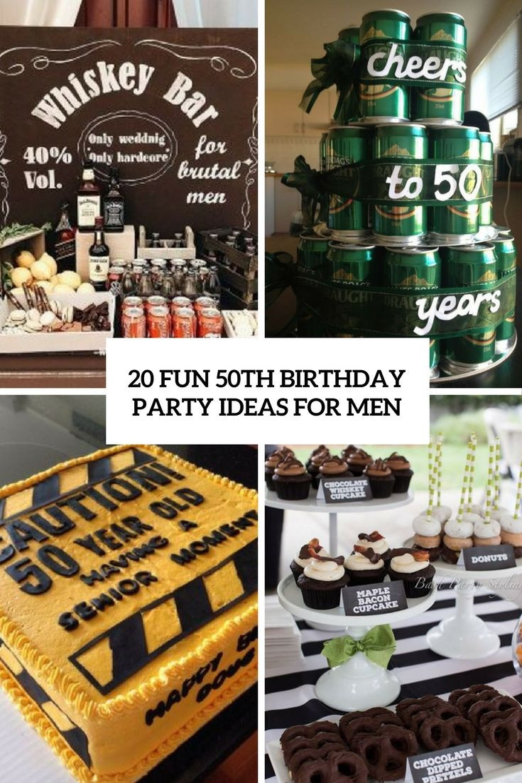 50th Birthday Party Decorations For Men
 20 fun 50th birthday party ideas for men cover