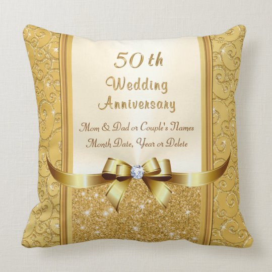 50Th Wedding Anniversary Gift Ideas
 50th Wedding Anniversary Gift Ideas for Parents Throw