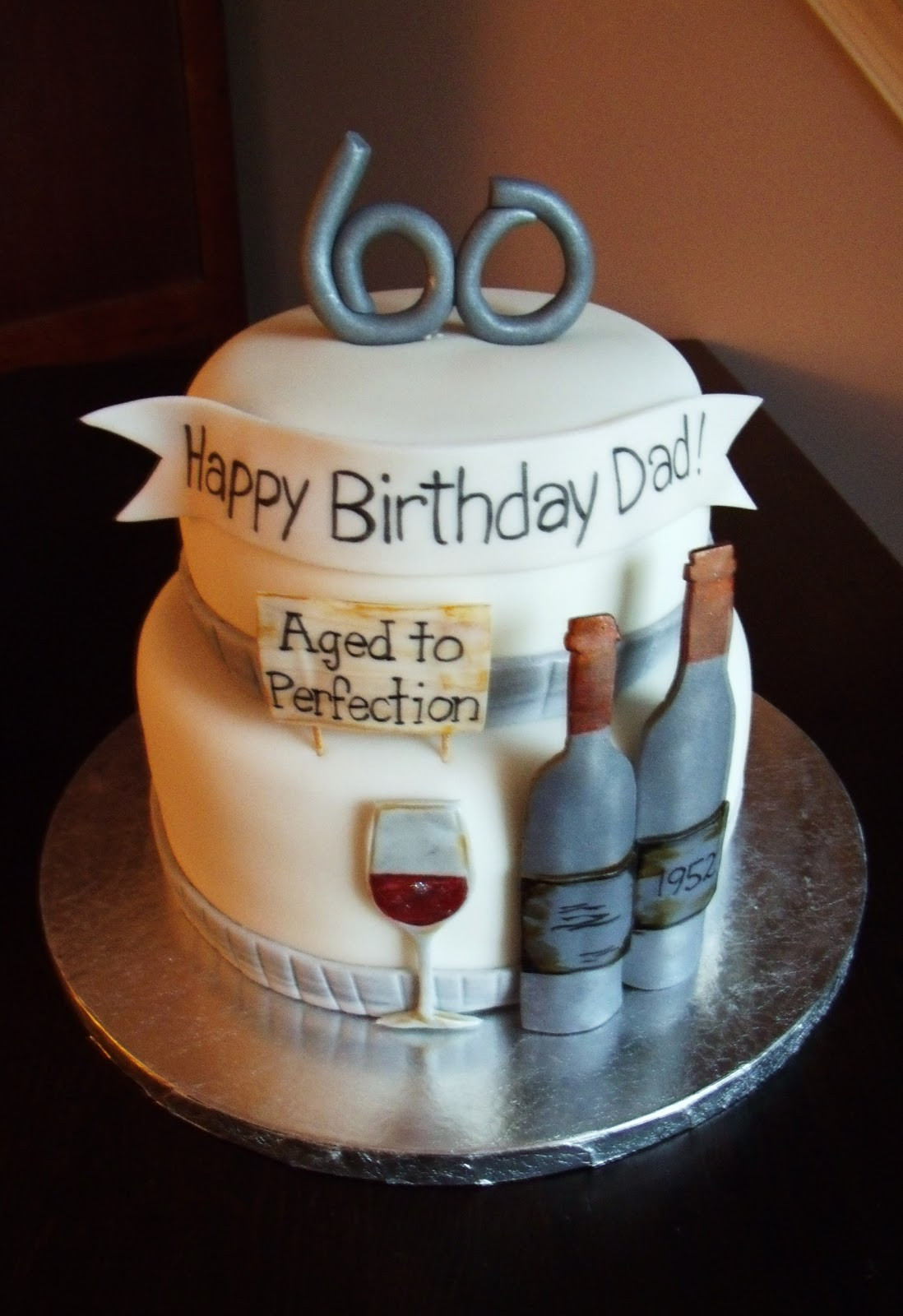 60 Birthday Cake
 Frog prince 60th wine Birthday Cake