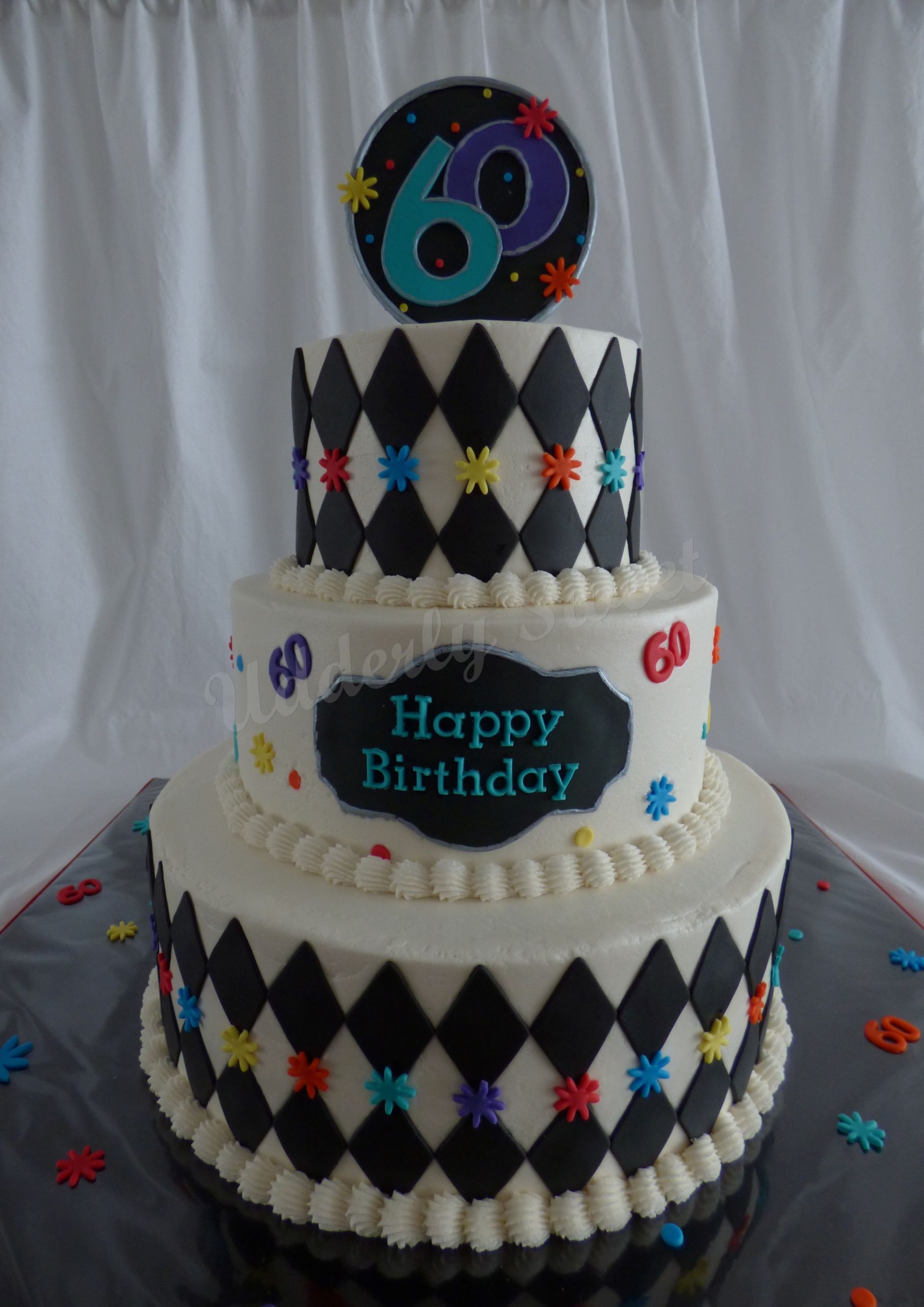 60 Birthday Cake
 60Th Birthday Cake CakeCentral