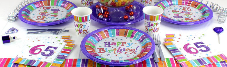 65 Birthday Party Ideas
 Radiant 65th Birthday Party Supplies