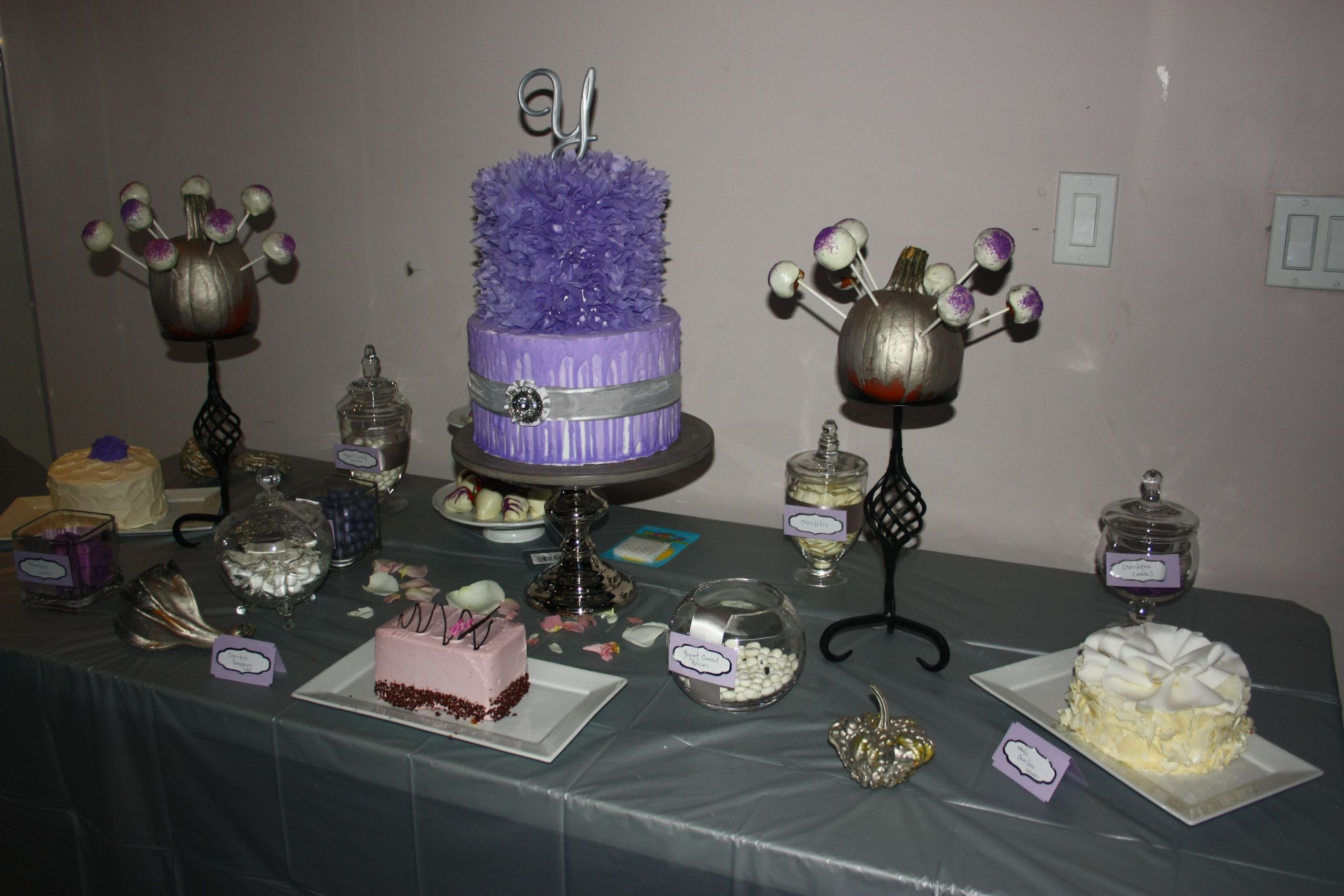 65th Birthday Party Decorations
 65th Birthday Celebration sweets table