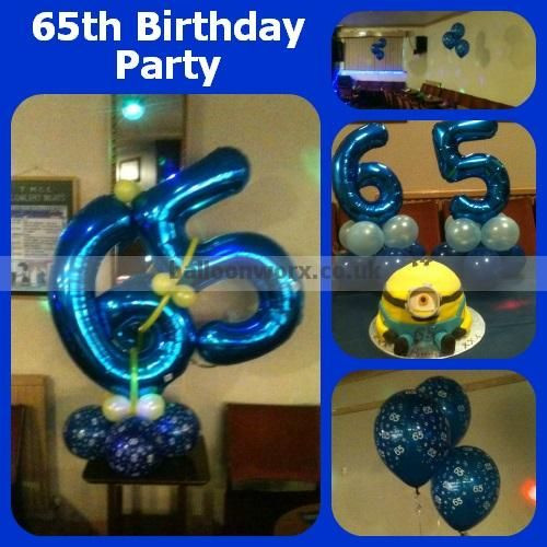65th Birthday Party Decorations
 10 Best images about 65th birthday ideas on Pinterest