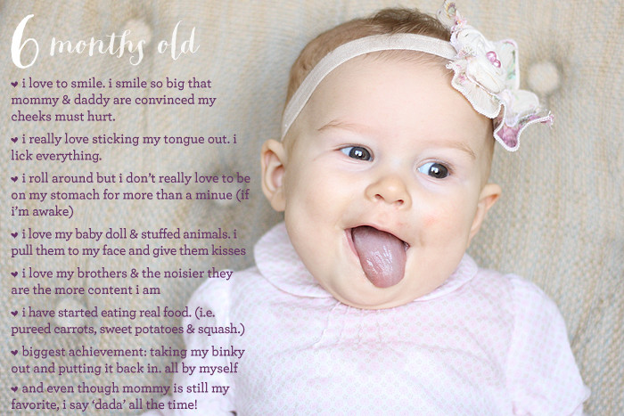 7 Months Old Baby Quotes
 Happy 6 Months Baby Quotes QuotesGram
