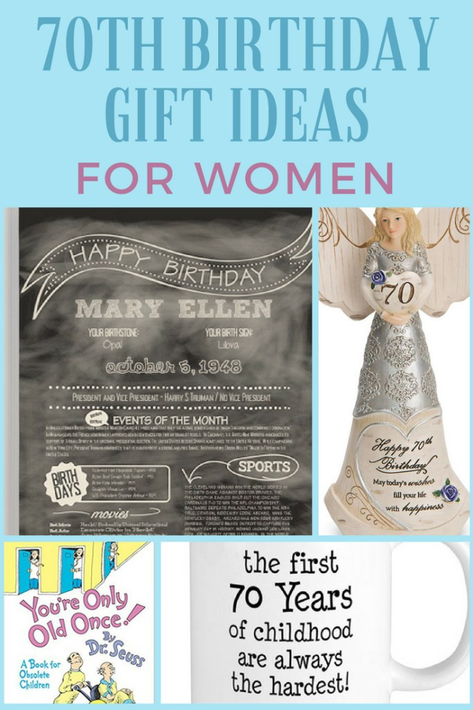 70 Birthday Gift Ideas
 70th Birthday Gift Ideas for Women