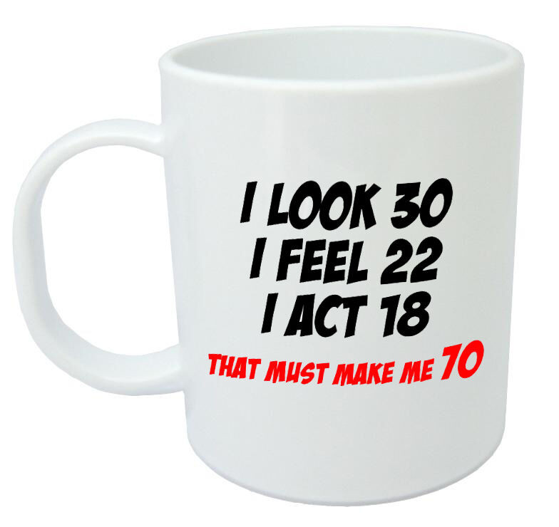 70 Birthday Gift Ideas
 Makes Me 70 Mug Funny 70th Birthday Gifts Presents for