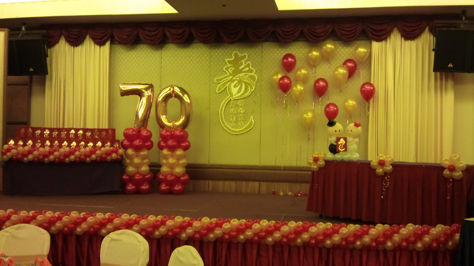 70th Birthday Party Decorations
 Balloon decorations for weddings birthday parties