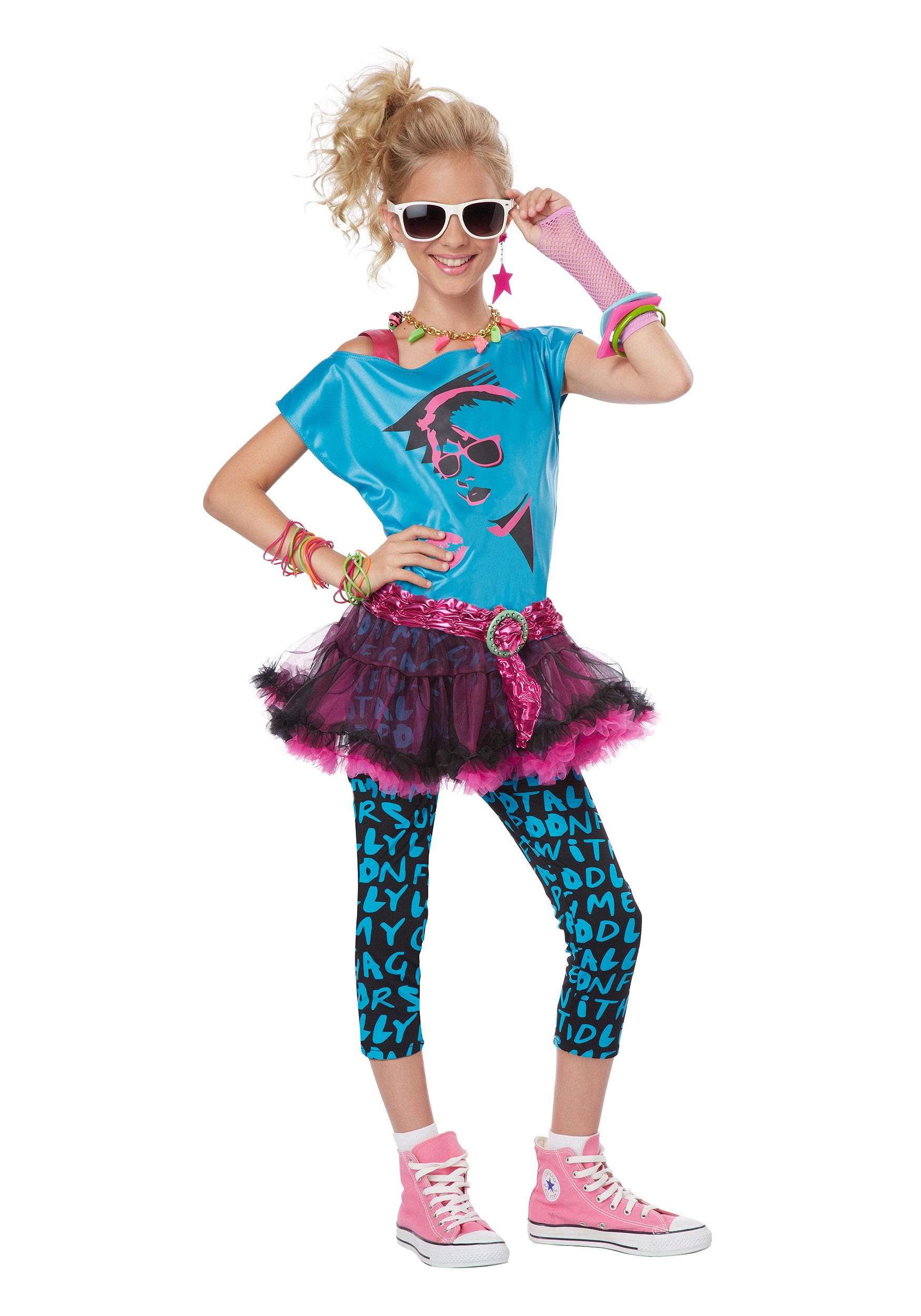 80S Kids Fashion
 Tween 80s Valley Girl Costume
