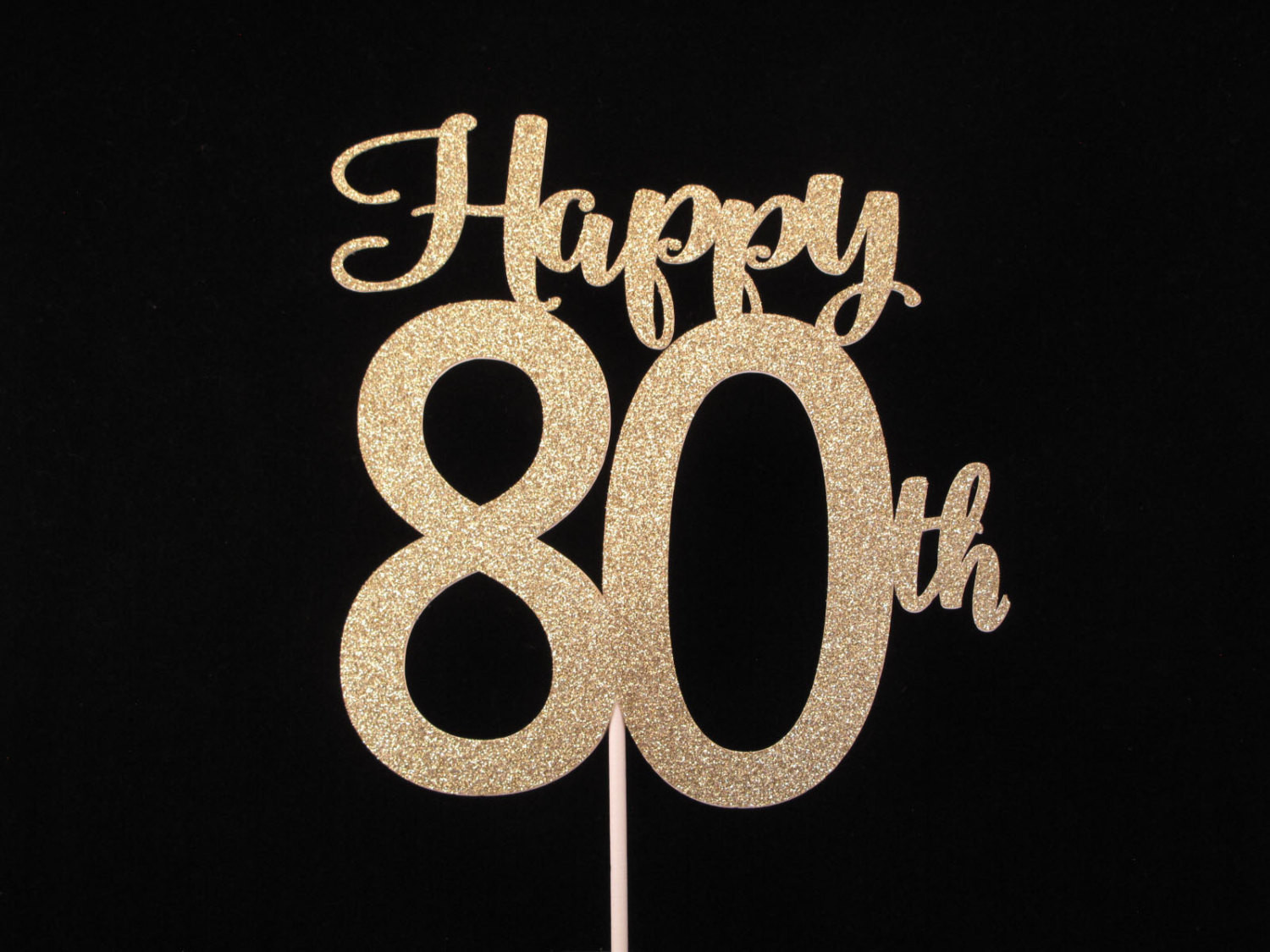 80th Birthday Cake Toppers
 80th Birthday Cake Topper Happy 80th Cake Topper 80th