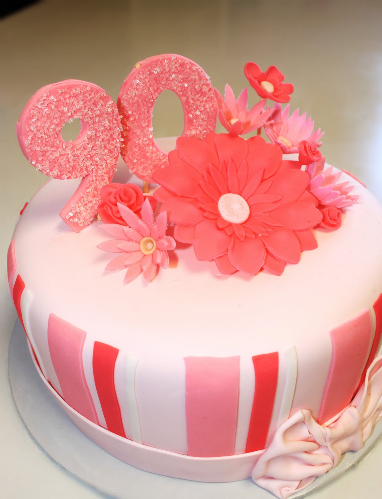 90th Birthday Cake
 Layers of Love 90th birthday cake