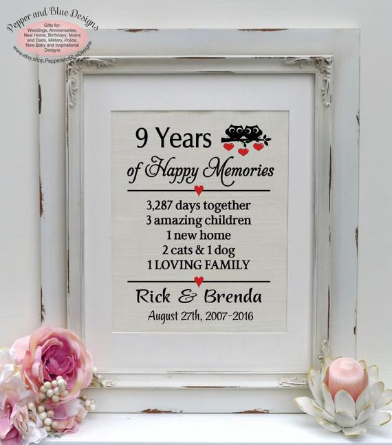9Th Anniversary Gift Ideas For Her
 9th anniversary ts 9th anniversary t by