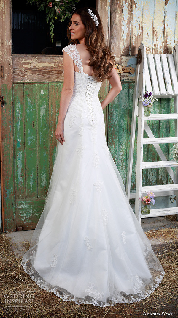 A Line Wedding Gown
 Amanda Wyatt 2016 Wedding Dresses — Promises Love
