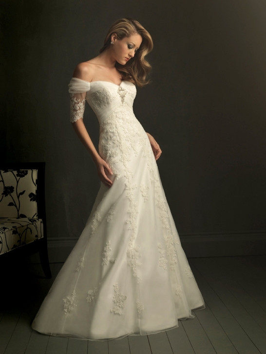 A Line Wedding Gown
 WEDDING DRESS BUSINESS Wedding Dresses With Sleeves