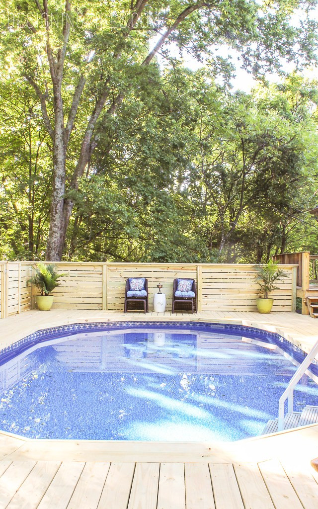 Above Ground Pool Deck Ideas
 How to Make an Ground Pool Look Inground Pool Deck