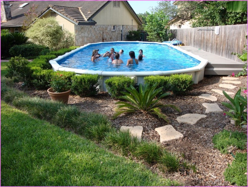 Above Ground Pool Designs
 Ground Pool Landscaping Ideas – Deshouse
