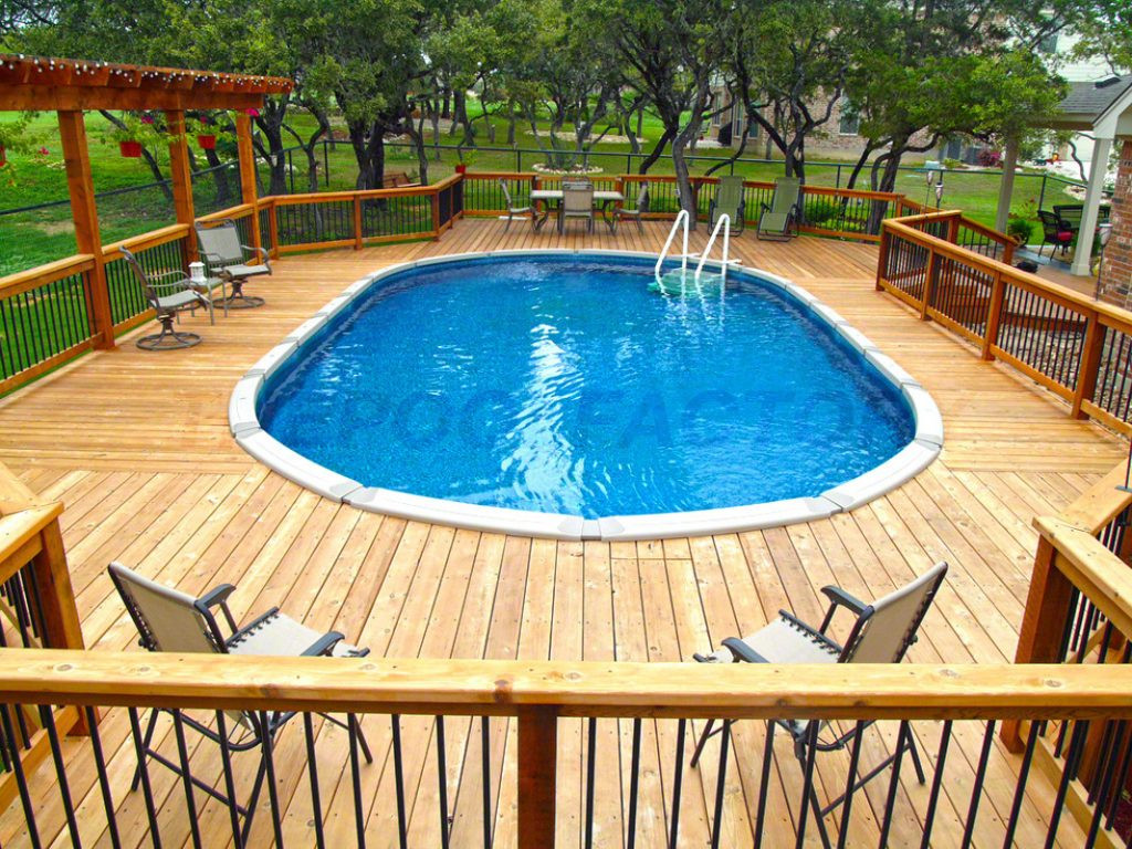 Above Ground Pool Designs
 Pool Deck Ideas Full Deck The Pool Factory