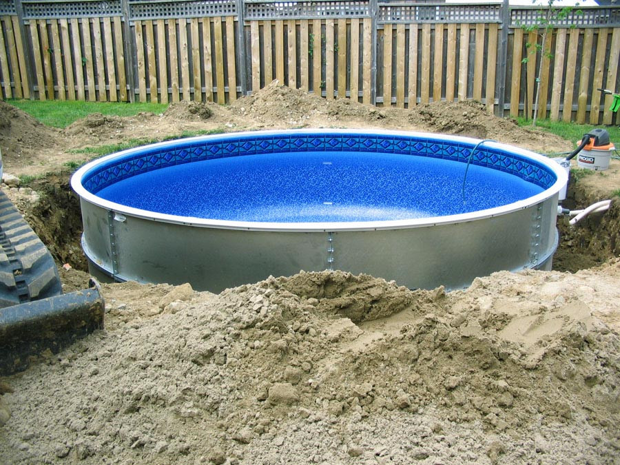 Above Ground Pool Kit
 Ideas and Benefits of a Semi Inground Pool