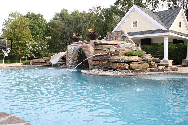 Above Ground Pool Waterfall
 Best pool waterfalls ideas for your swimming pool