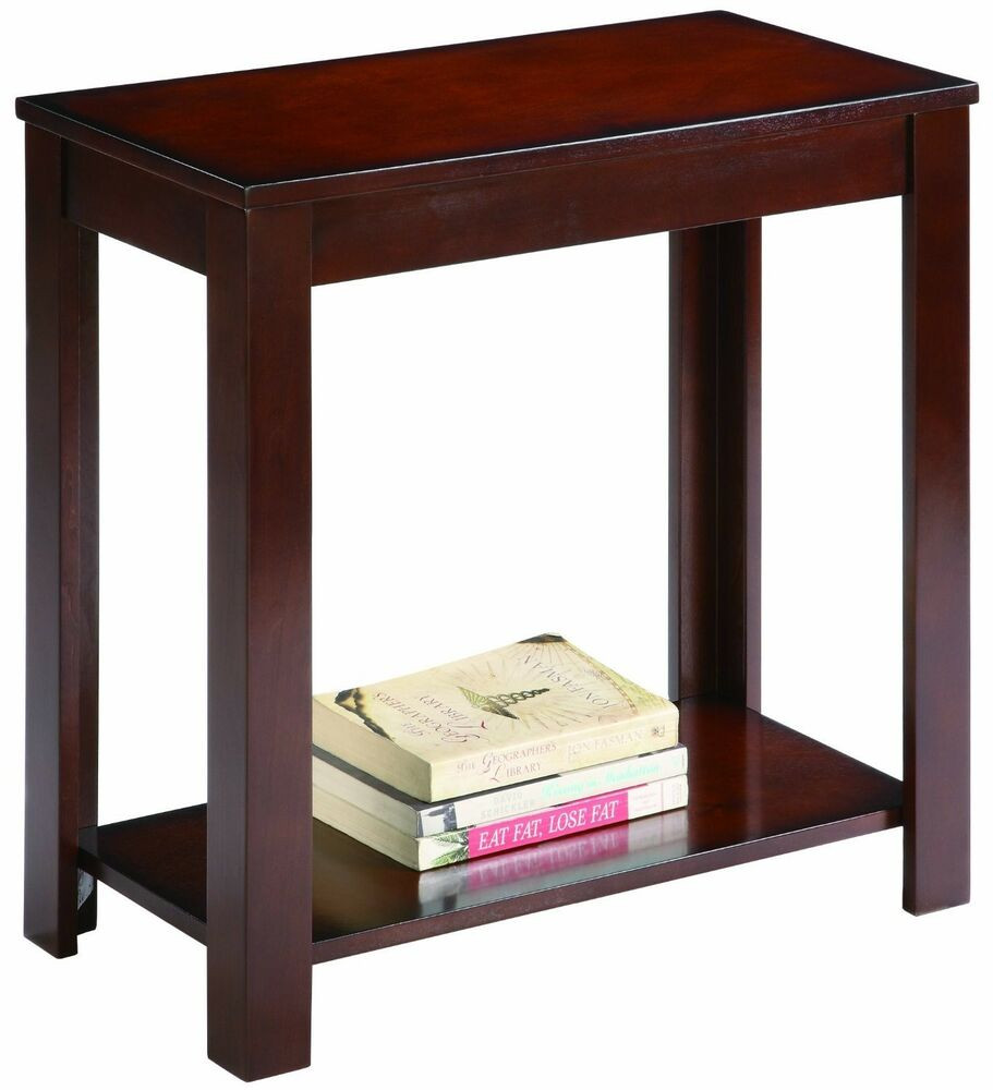 Accent Tables For Living Room
 Wood End Table Coffee Sofa Side Accent Shelf Living Room