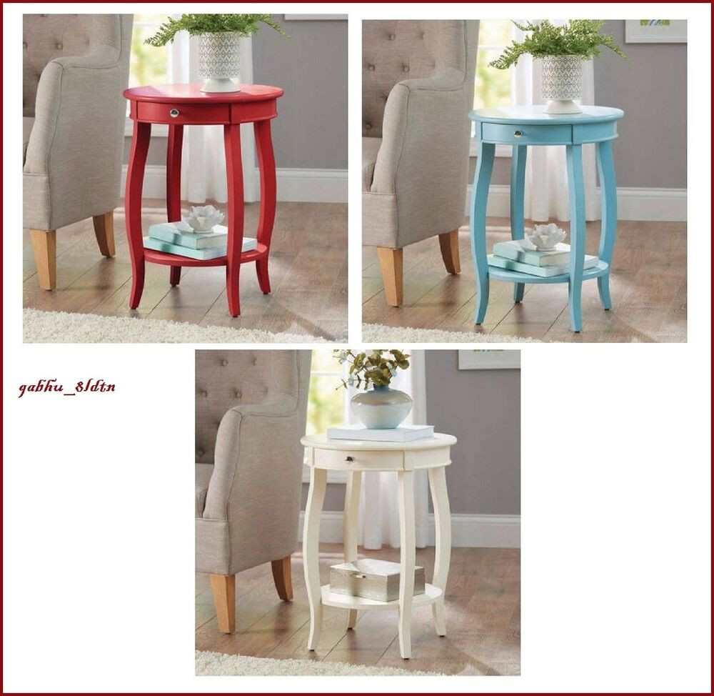 Accent Tables For Living Room
 Modern French Accent Table Console Round Living Room Side