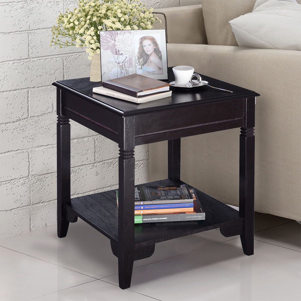 Accent Tables For Living Room
 Nolan End Table Durable Quality Furniture Shelf Decor Home