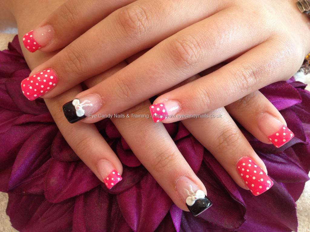 Acrylic Nail Designs Galleries
 Eye Candy Nails & Training Acrylic nails with pocker dot