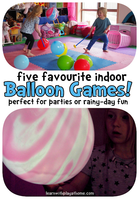Activities For Birthday Party
 Learn with Play at Home 5 fun indoor balloon party games