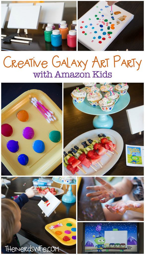Activities For Birthday Party
 Amazon Kids Creative Galaxy Art Party