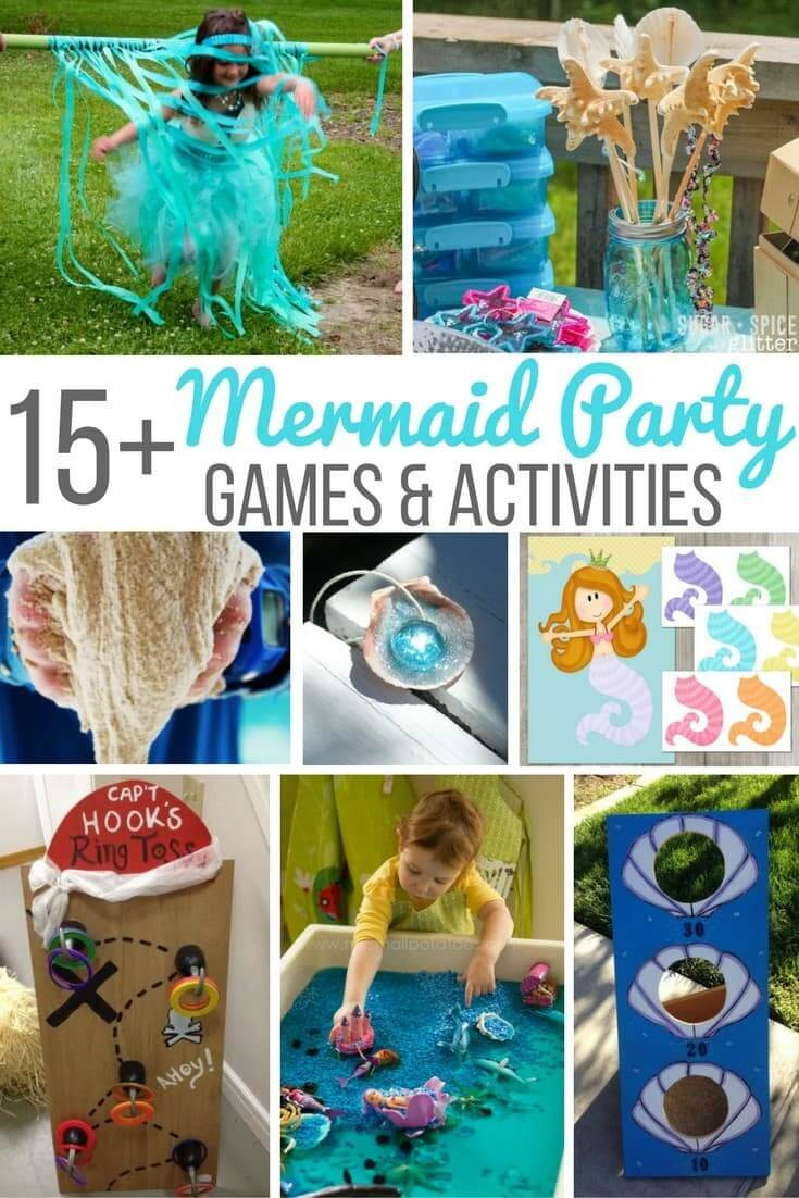 Activities For Birthday Party
 15 Mermaid Party Games & Activities ⋆ Sugar Spice and