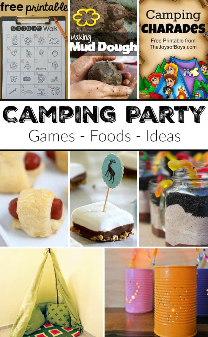 Activities For Birthday Party
 Camping Themed Party · The Typical Mom