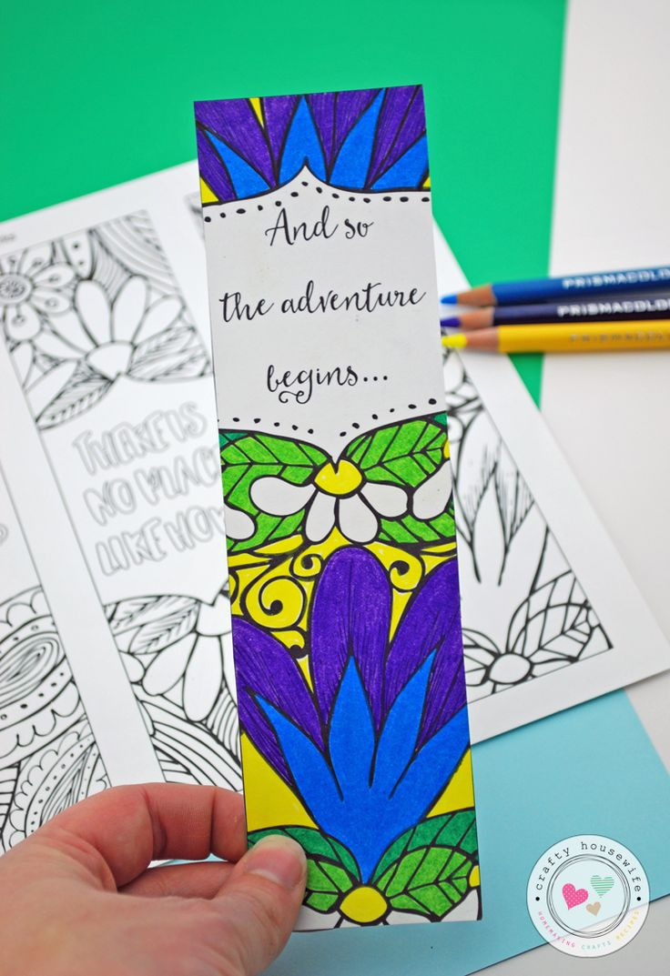 Adult Coloring Book Markers
 Free Printable Adult Coloring Page With Bookmarks