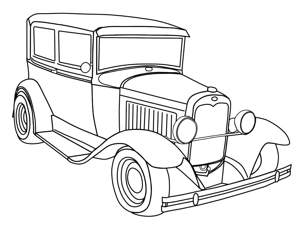 Adult Coloring Pages Cars
 Car Coloring Pages Free Download
