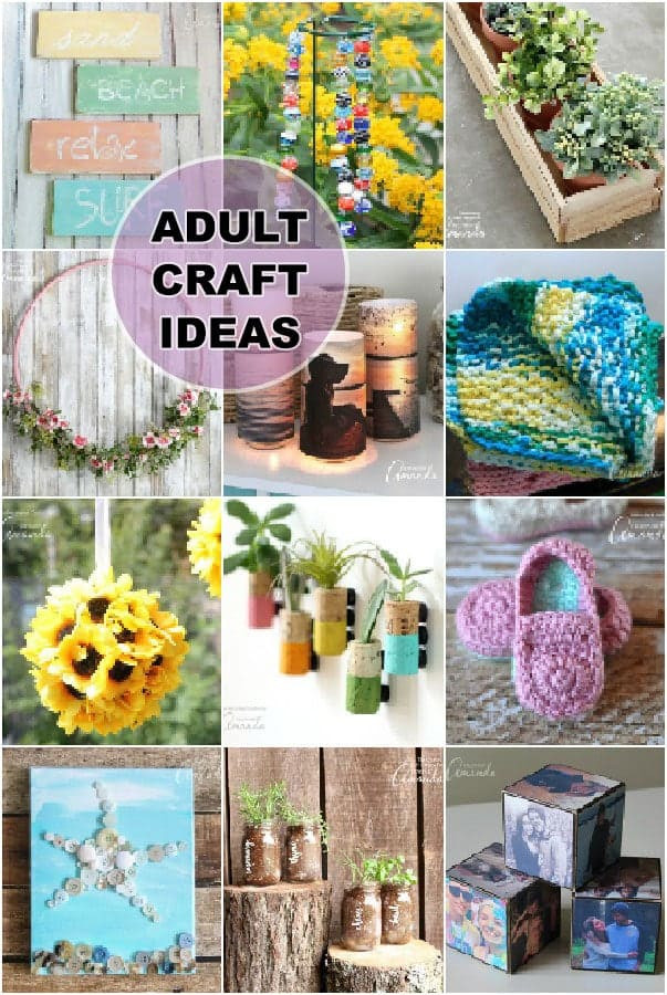 Adult Craft Projects
 Adult Craft Ideas lots of crafts for adults