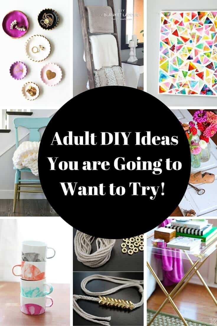 Adult Craft Projects
 Adult DIY Projects I Want to Try Princess Pinky Girl