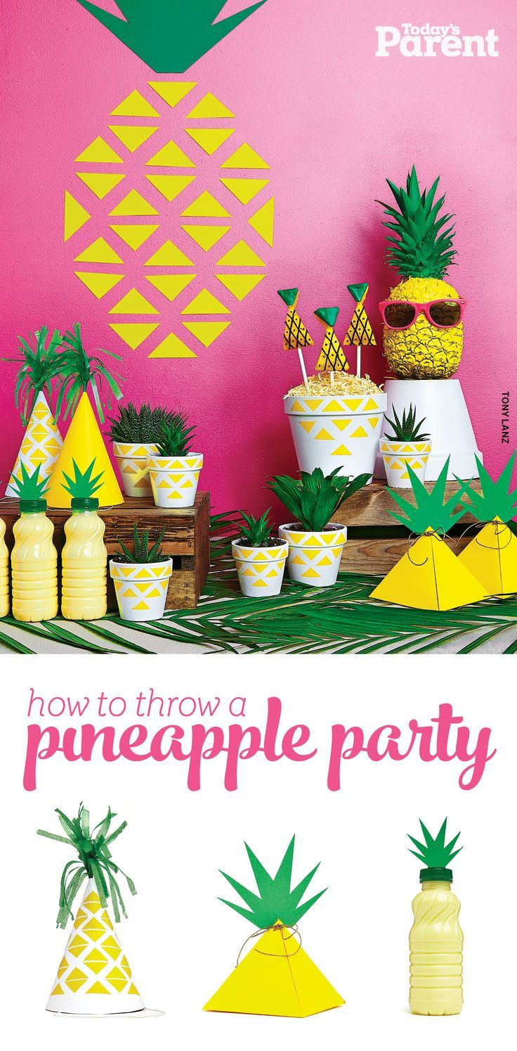 Adult Summer Party Ideas
 How to throw a pineapple party