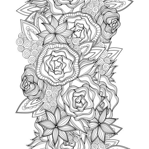 Advanced Coloring Books For Adults
 Flower Advanced Coloring Pages 14