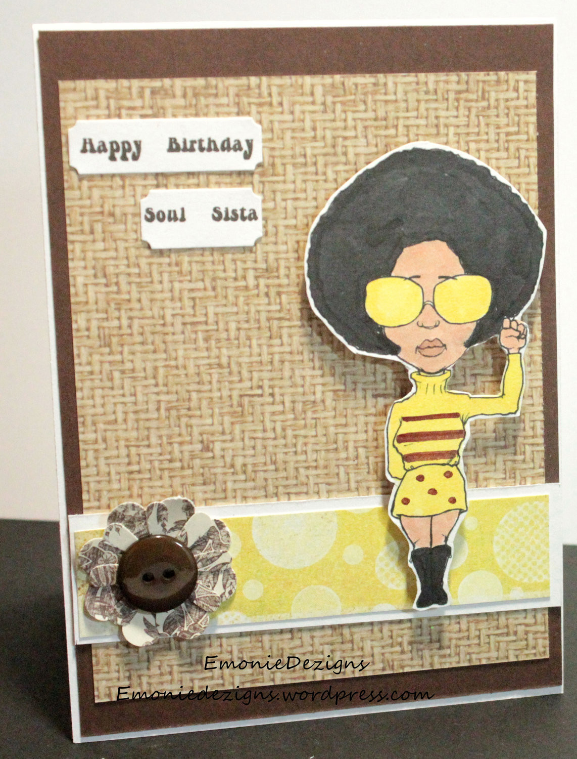 African American Birthday Cards
 African American Greeting Card Happy Birthday Soul Sista