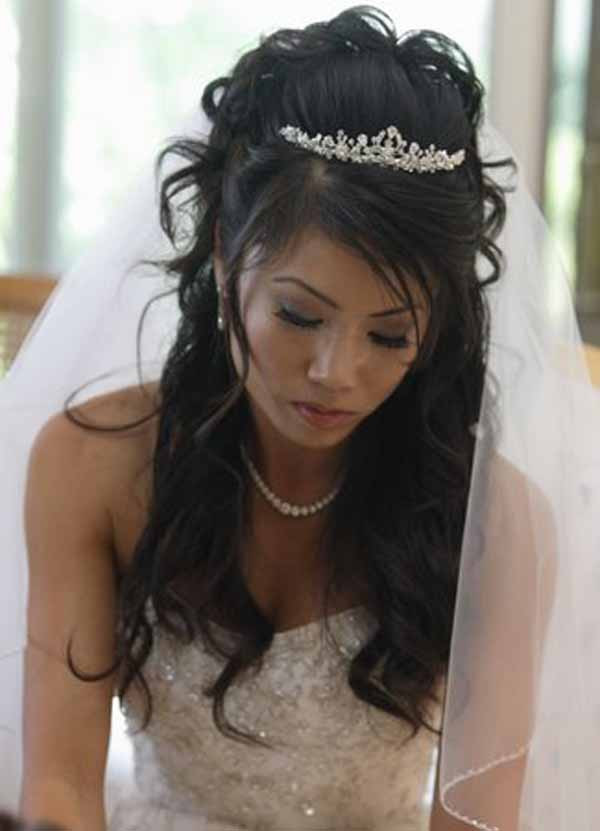 African American Wedding Hairstyles Half Up And Half Down
 Half Up Half Down Wedding Bridal Hairstyles My Bride Hairs