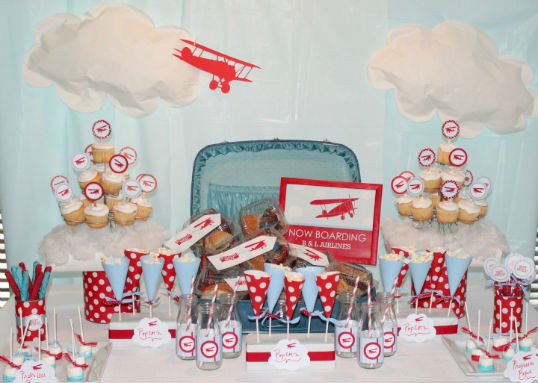Airplane Birthday Decorations
 Airplane Birthday Party Airplane Party Supplies Party Favors