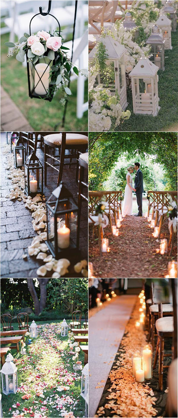 Aisle Decorations For Outdoor Wedding
 Outdoor Wedding Aisle Decoration Ideas to Love