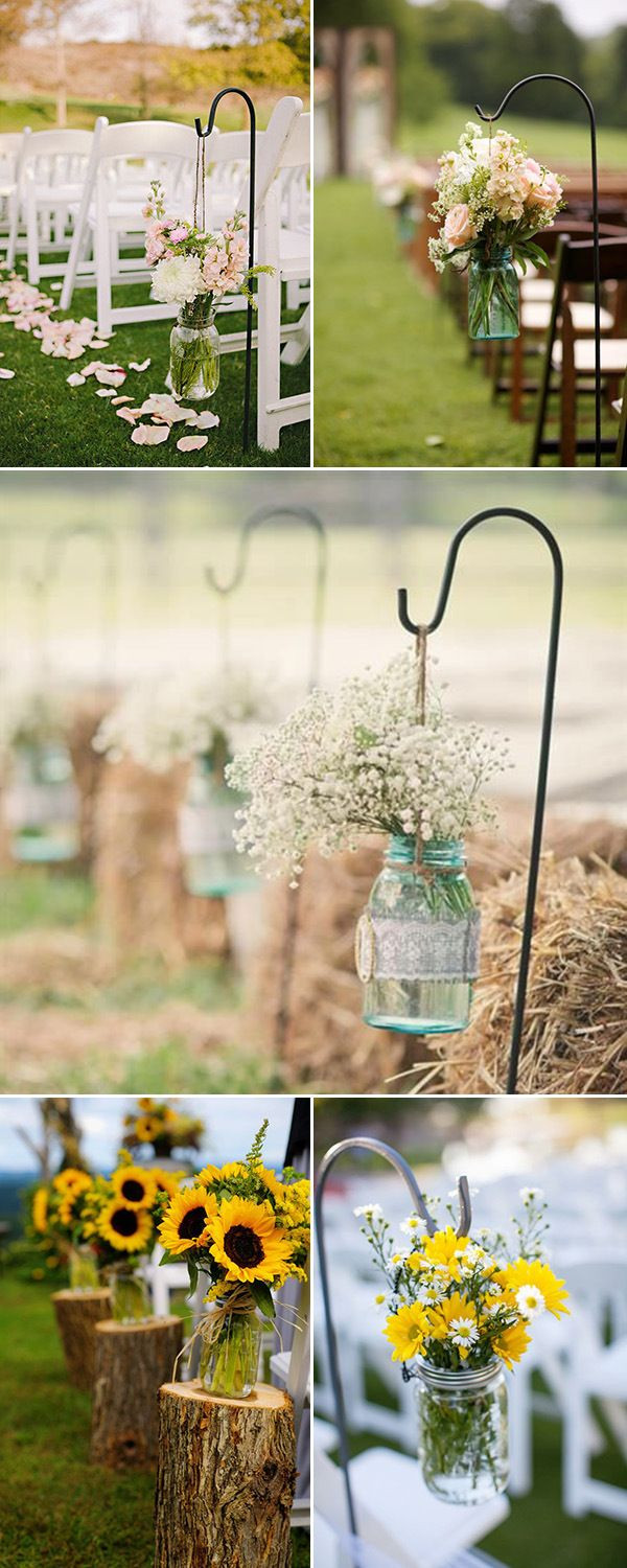 Aisle Decorations For Outdoor Wedding
 115 Inspirational Ideas for the Perfect Rustic Wedding
