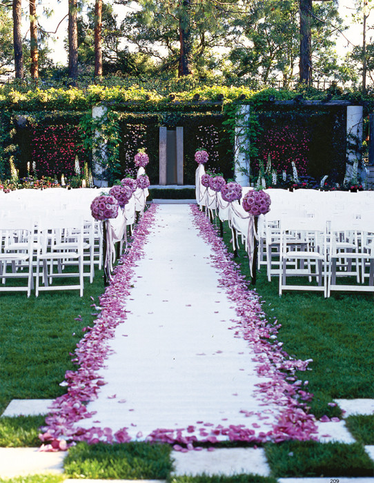 Aisle Decorations For Outdoor Wedding
 Outdoor wedding aisle decorations Weddingbee