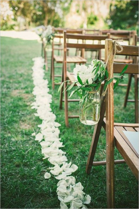Aisle Decorations For Outdoor Wedding
 Pin on wedding ideas